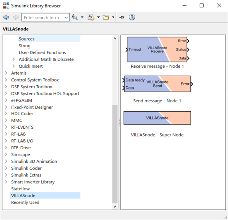 VILLASnode Simulink Library